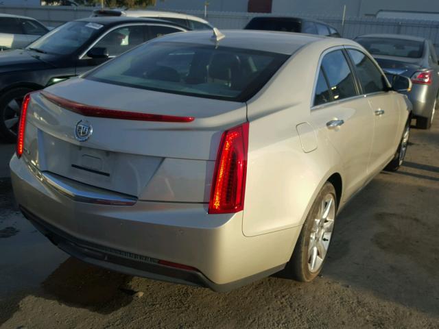 1G6AB5RA0D0132739 - 2013 CADILLAC ATS LUXURY SILVER photo 4