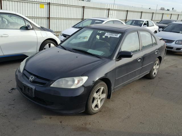 2HGES168X5H013894 - 2005 HONDA CIVIC EX 黑色 照片 2