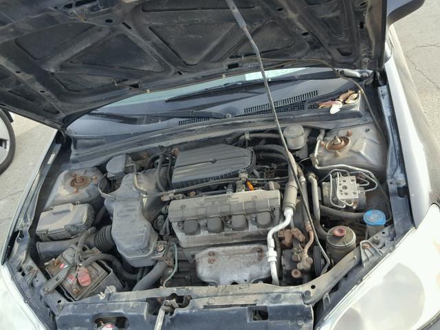 2HGES168X5H013894 - 2005 HONDA CIVIC EX 黑色 照片 7