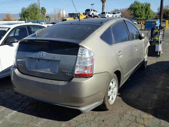 JTDKB20U277595632 - 2007 TOYOTA PRIUS GOLD photo 4