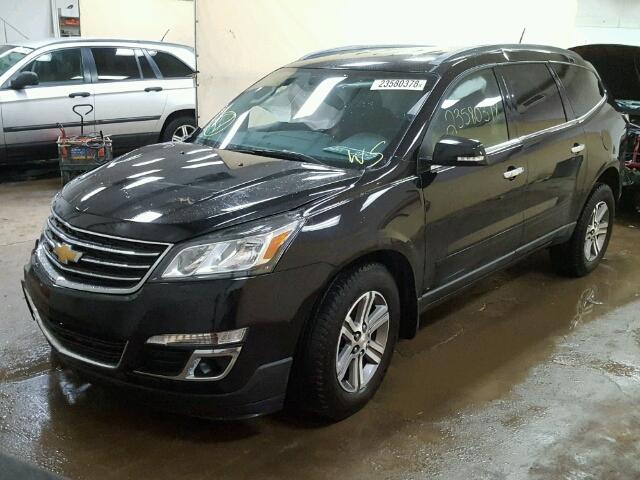 1GNKVGKD1GJ228121 - 2016 CHEVROLET TRAVERSE L BLACK photo 2