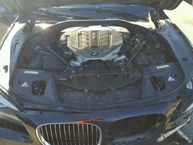 WBAKC6C58ACL67784 - 2010 BMW 750 I BLACK photo 7