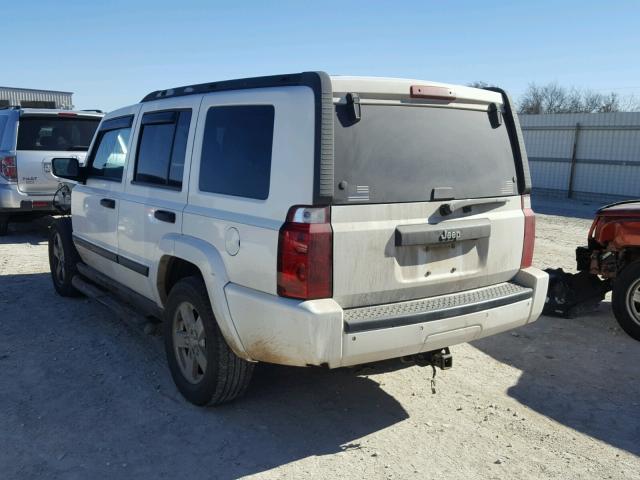 1J8HH48K36C352966 - 2006 JEEP COMMANDER WHITE photo 3