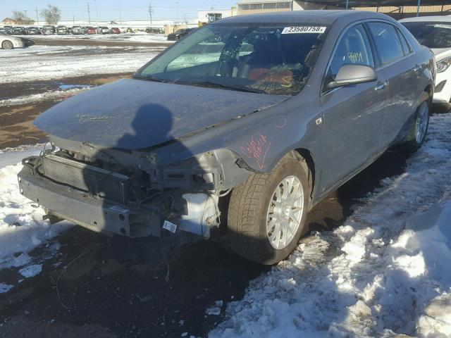 1G1ZK577X84222186 - 2008 CHEVROLET MALIBU LTZ GRAY photo 2