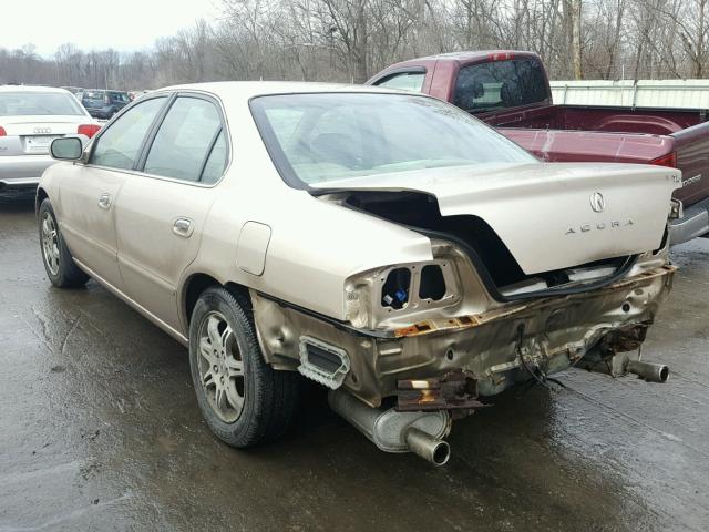 19UUA5673YA002199 - 2000 ACURA 3.2TL GOLD photo 3