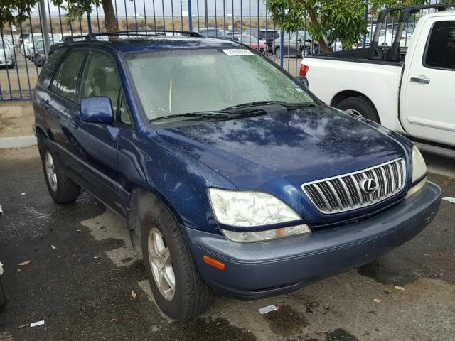 JTJGF10U920143762 - 2002 LEXUS RX 300 BLUE photo 1