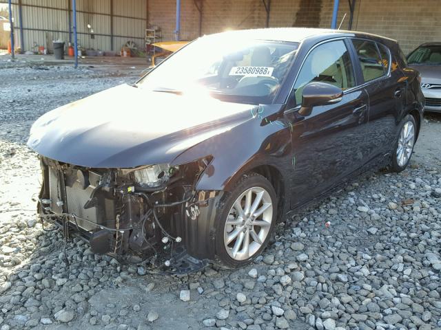 JTHKD5BH3B2027485 - 2011 LEXUS CT 200 BROWN photo 2