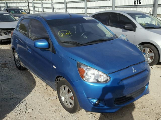 ML32A4HJ4EH008446 - 2014 MITSUBISHI MIRAGE ES BLUE photo 1