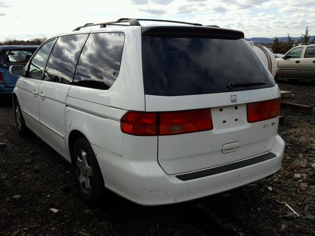 2HKRL186X1H520532 - 2001 HONDA ODYSSEY EX WHITE photo 3