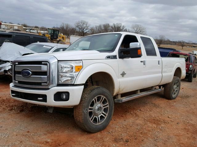 1FT8W3BT9FED65251 - 2015 FORD F350 SUPER WHITE photo 2