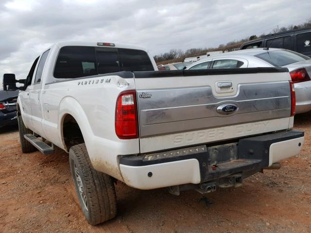 1FT8W3BT9FED65251 - 2015 FORD F350 SUPER WHITE photo 3