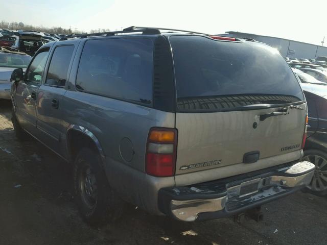 1GNEC16T31J277006 - 2001 CHEVROLET SUBURBAN C BEIGE photo 3