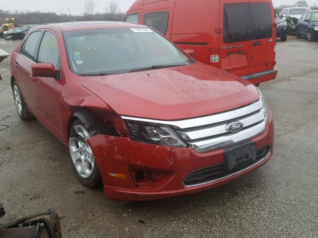 3FAHP0HA4BR133218 - 2011 FORD FUSION SE RED photo 1