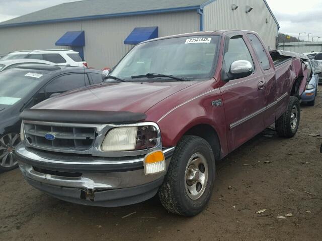 1FTDX1767VKC82453 - 1997 FORD F150 MAROON photo 2