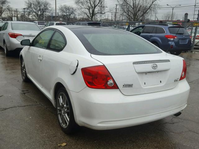 JTKDE177570201231 - 2007 TOYOTA SCION TC 白色 照片 3