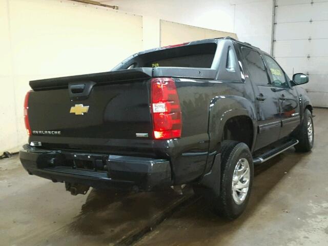 3GNVKFE05AG233887 - 2010 CHEVROLET AVALANCHE BLACK photo 4