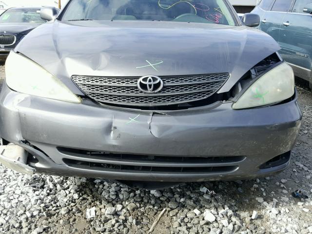 4T1BE32K64U803514 - 2004 TOYOTA CAMRY LE GRAY photo 9