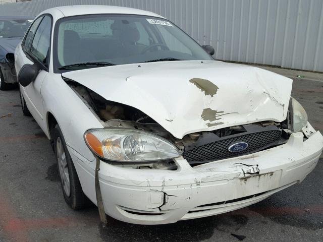 1FAFP53U07A193052 - 2007 FORD TAURUS SE WHITE photo 1