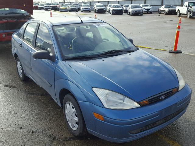 1FAFP33PXYW361735 - 2000 FORD FOCUS LX BLUE photo 1