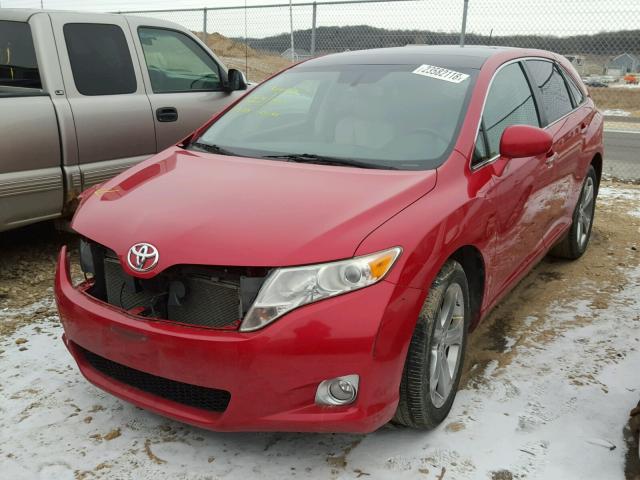 4T3ZK11A39U014577 - 2009 TOYOTA VENZA BASE RED photo 2