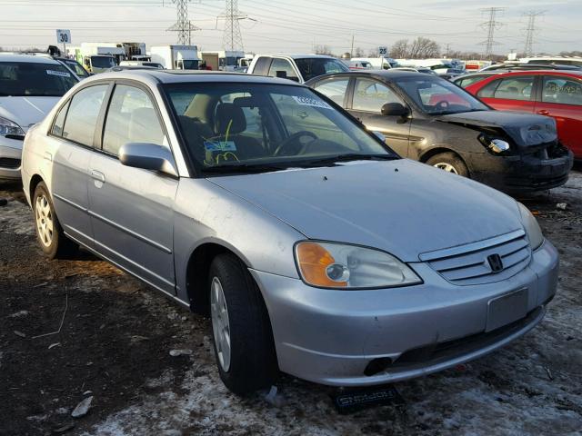 1HGES267X1L018667 - 2001 HONDA CIVIC EX ვერცხლისფერი ფოტო 1