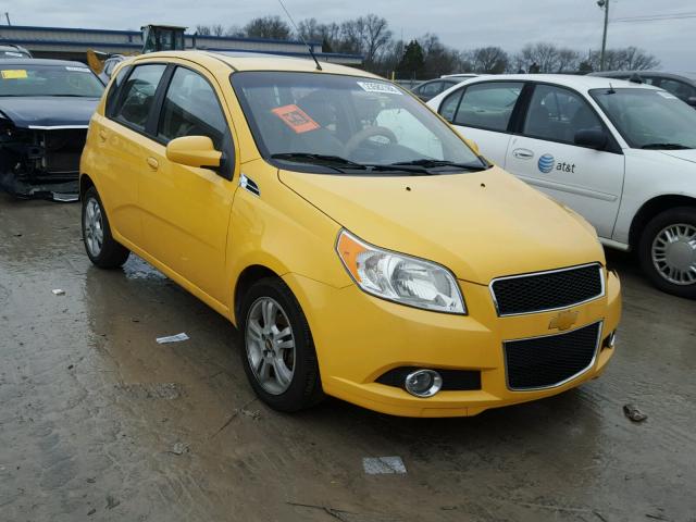 KL1TG6DE1BB123306 - 2011 CHEVROLET AVEO LT YELLOW photo 1