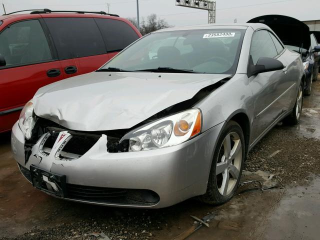 1G2ZH358164287760 - 2006 PONTIAC G6 GT SILVER photo 2