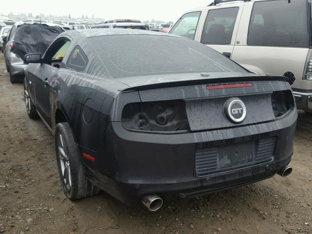 1ZVBP8CF2D5200953 - 2013 FORD MUSTANG GT BLACK photo 3