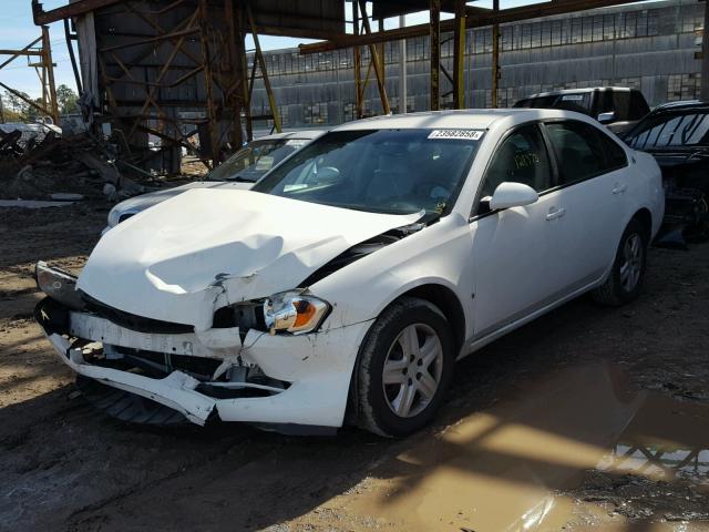 2G1WB58K289283325 - 2008 CHEVROLET IMPALA LS WHITE photo 2