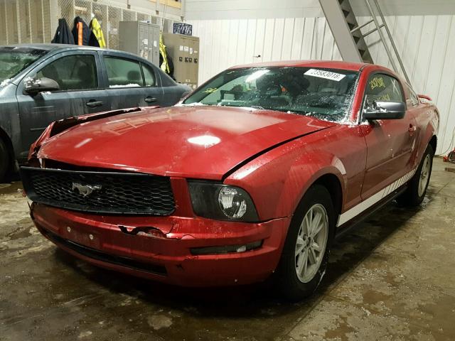 1ZVFT80N165155354 - 2006 FORD MUSTANG RED photo 2