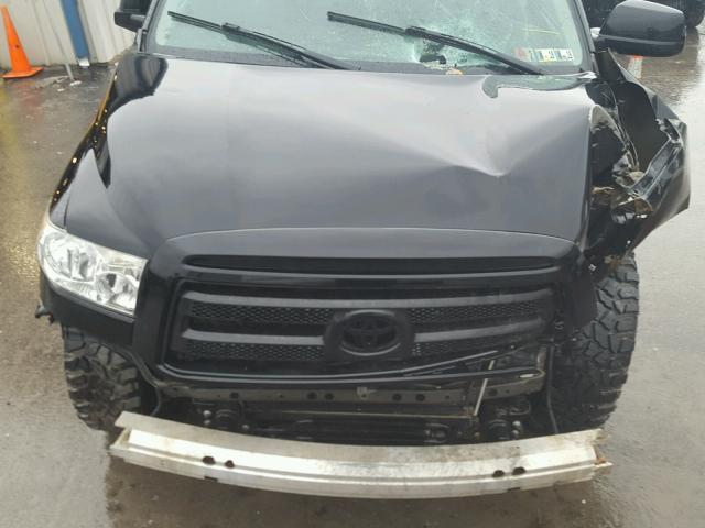 5TFDY5F14AX157384 - 2010 TOYOTA TUNDRA CRE BLACK photo 7