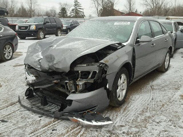 2G1WT58K479210436 - 2007 CHEVROLET IMPALA LT GRAY photo 2