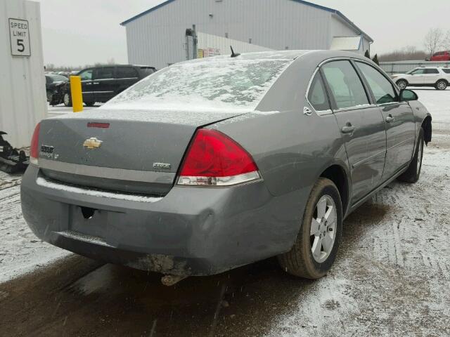 2G1WT58K479210436 - 2007 CHEVROLET IMPALA LT GRAY photo 4