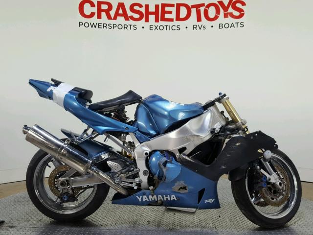 JYARN05E81A009503 - 2001 YAMAHA YZFR1 BLUE photo 1