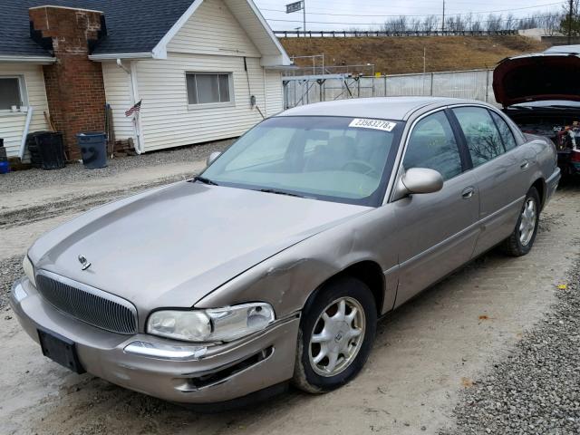 1G4CW54K114156395 - 2001 BUICK PARK AVENU BEIGE photo 2