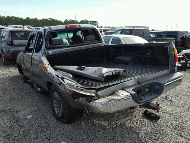 5TBRT34114S440310 - 2004 TOYOTA TUNDRA ACC SILVER photo 3