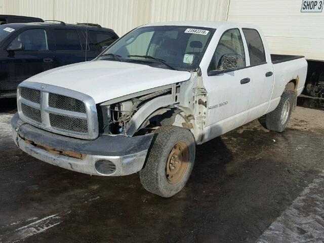 1D7HU18N65S232259 - 2005 DODGE RAM 1500 S WHITE photo 2