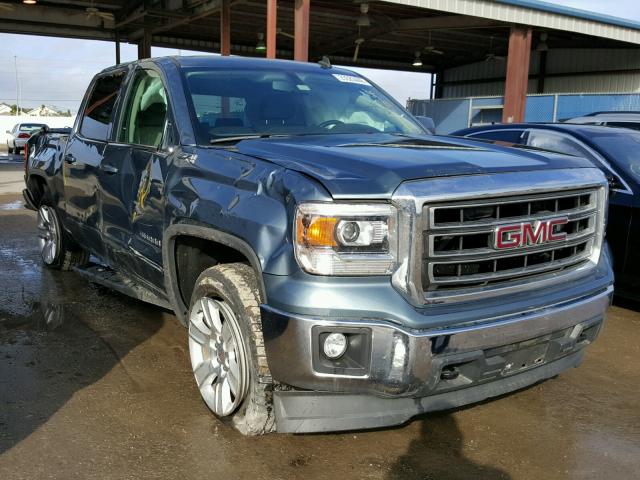 3GTU2UEC7EG354378 - 2014 GMC SIERRA K15 BLUE photo 1