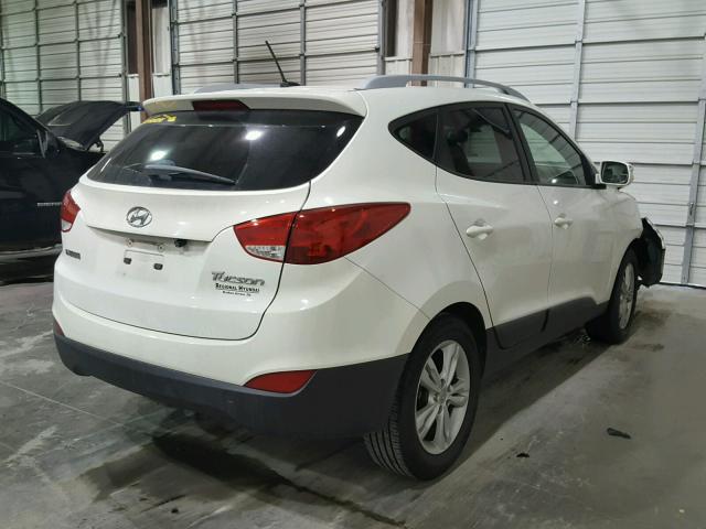 KM8JU3AC2CU458814 - 2012 HYUNDAI TUCSON GLS WHITE photo 4