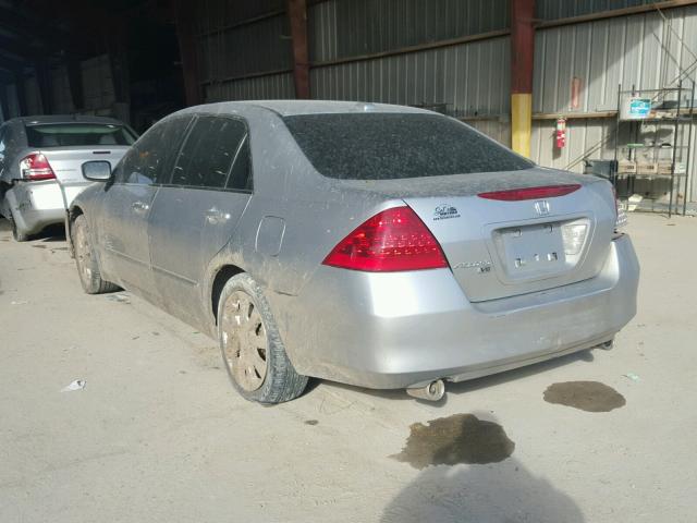 1HGCM66816A046720 - 2006 HONDA ACCORD EX SILVER photo 3