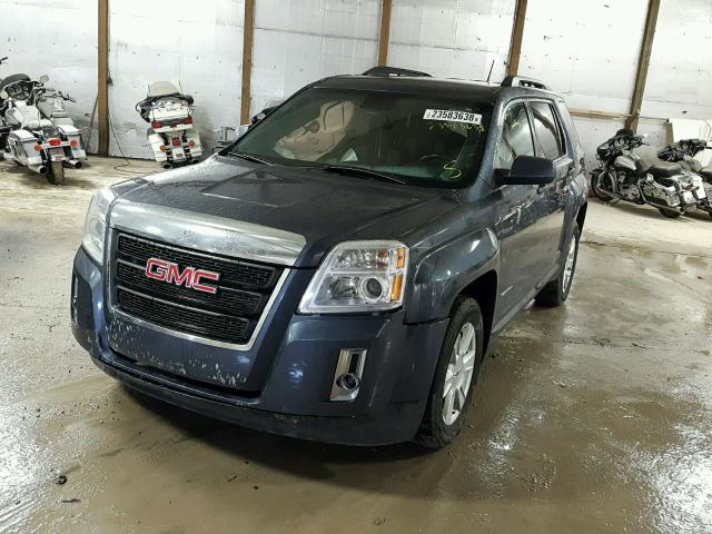 2GKALSEKXD6183443 - 2013 GMC TERRAIN SL BLUE photo 2