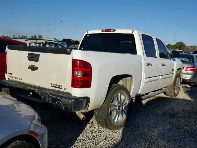 3GCPCSE02DG167813 - 2013 CHEVROLET SILVERADO WHITE photo 4