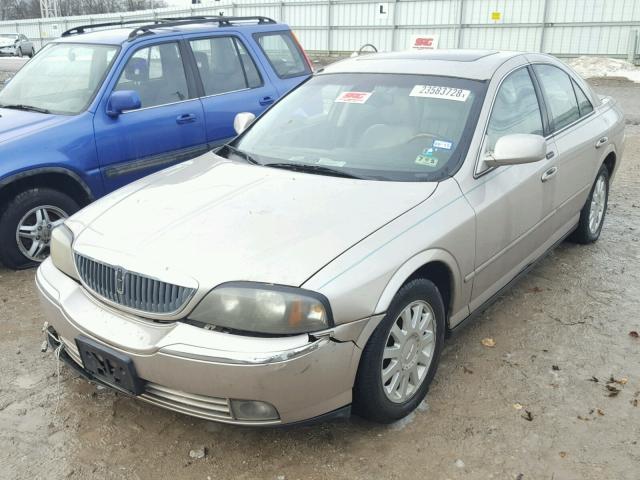 1LNHM86S03Y668221 - 2003 LINCOLN LS TAN photo 2