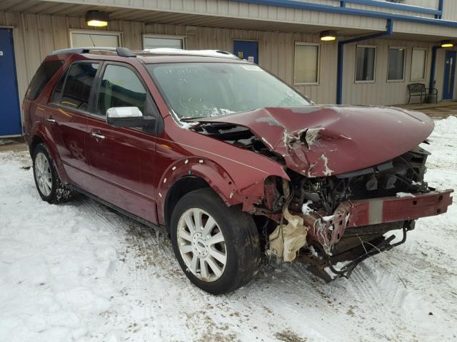 1FMDK03W58GA17211 - 2008 FORD TAURUS X L RED photo 1