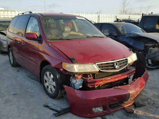 2HKRL18942H006543 - 2002 HONDA ODYSSEY EX MAROON photo 1