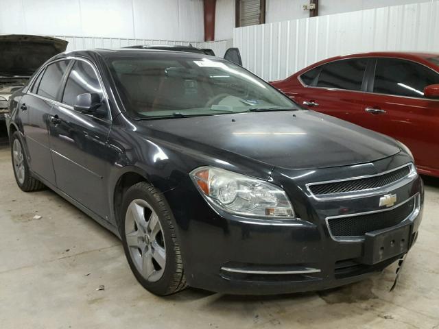 1G1ZG57B594219574 - 2009 CHEVROLET MALIBU LS BLACK photo 1