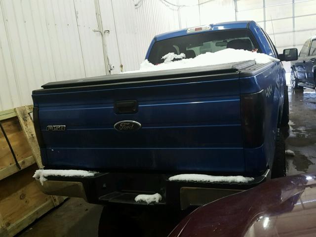 1FTEX1E89AKE29407 - 2010 FORD F150 SUPER BLUE photo 4