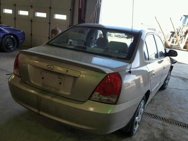 KMHDN46DX6U364539 - 2006 HYUNDAI ELANTRA GL TAN photo 4