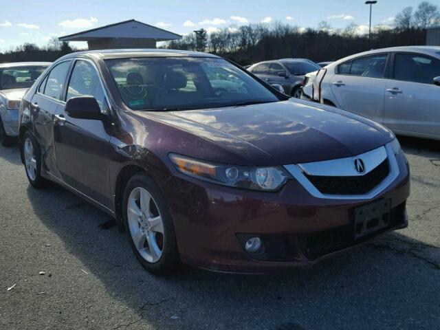 JH4CU2F65AC034927 - 2010 ACURA TSX BURGUNDY photo 1