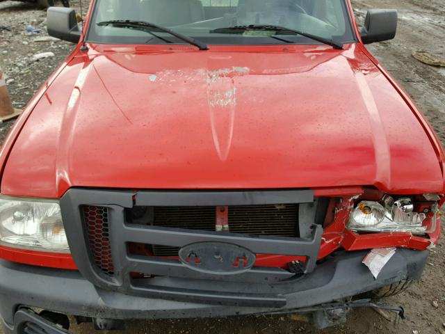 1FTKR1AD5BPA79780 - 2011 FORD RANGER RED photo 7